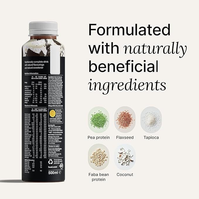 Huel - Black Edition RTD Meal Replacement Drink - Cookies & Cream 500ml