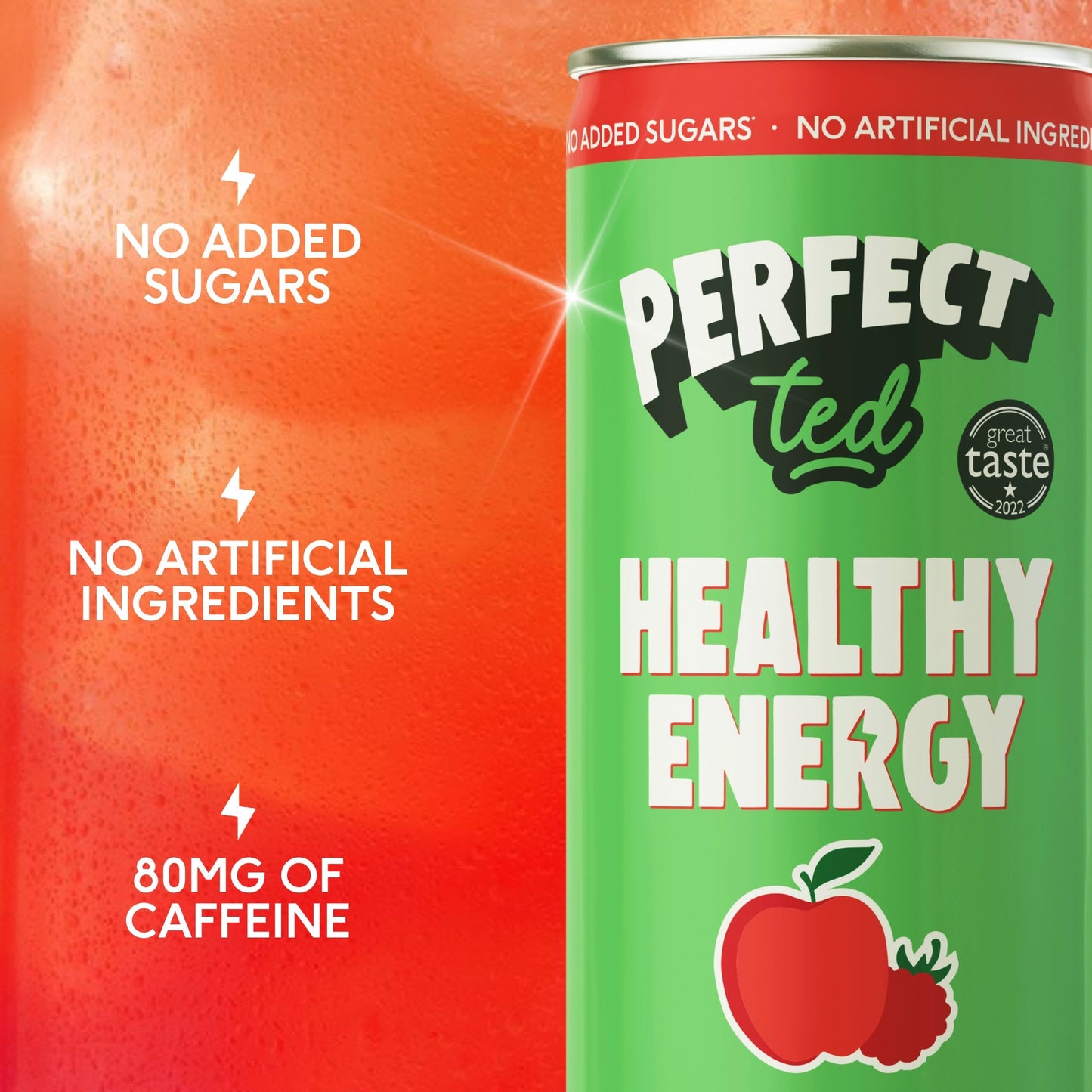 PerfectTed Apple Raspberry caffeine