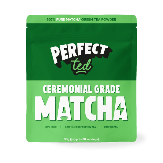 PerfectTed Ceremonial Grade Matcha Powder pouch