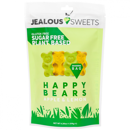 Jealous Sweets - Sugar Free Happy Bears (Apple + Lemon) 119g