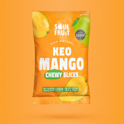 Soul Fruit - Soft Dried Keo Mango Case 10 x 30g