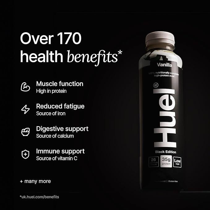 Huel - Black Edition RTD Meal Replacement Drink - Vanilla 500ml