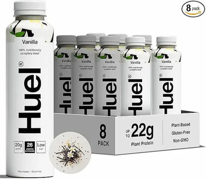 Huel White Edition RTD Meal Replacement Drink - Vanilla (500ml) X 8