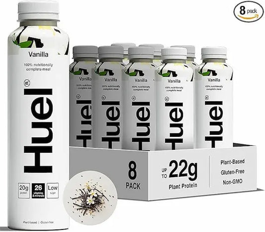 Huel White Edition RTD Meal Replacement Drink - Vanilla (500ml) X 8