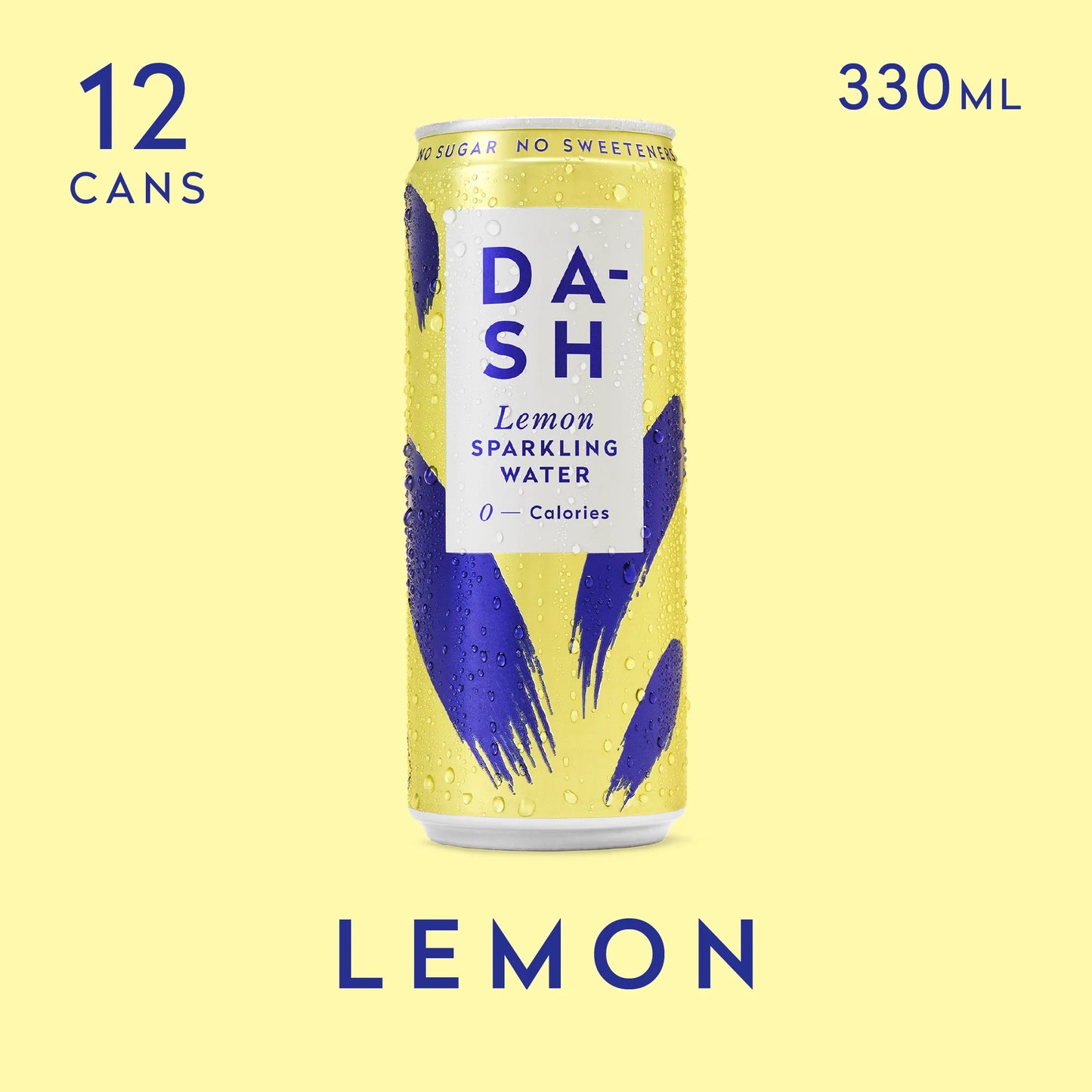 Dash Water - Lemon Sparkling Water Case 12 x 330 ml