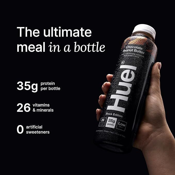 Huel - Black Edition RTD Meal Replacement Drink - Chocolate Peanut Butter 500ml
