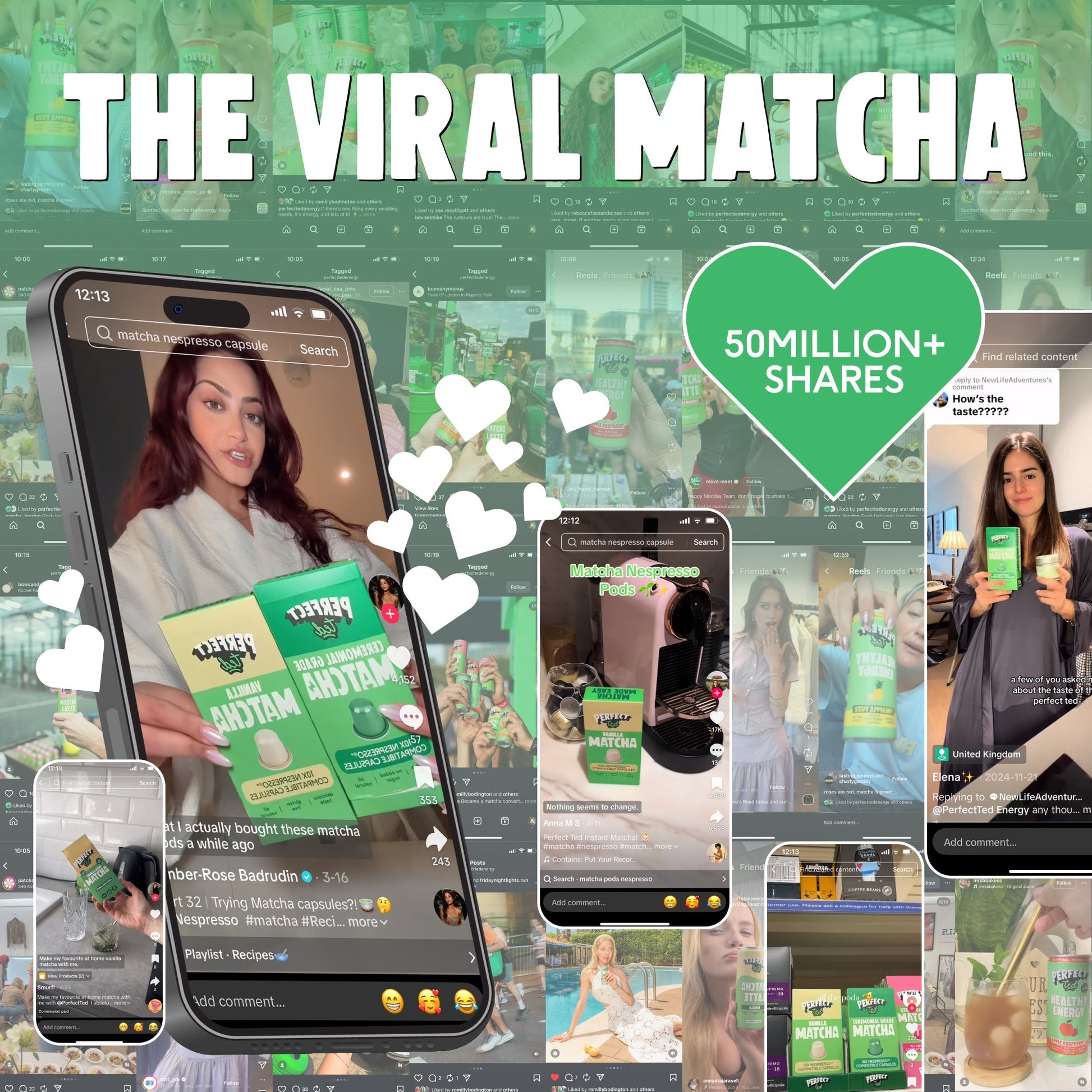 PerfectTed Original Matcha Pods trending