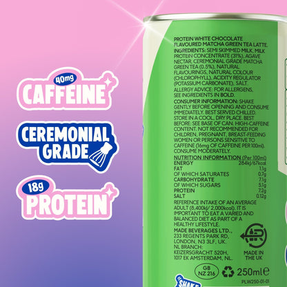 PerfectTed Protein Matcha Latte White Chocolate