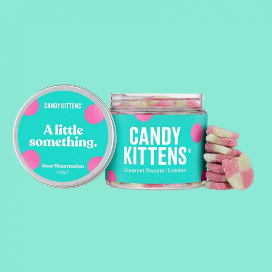 Candy Kittens - Sour Watermelon Gift Jar Vegan Sweets 250g