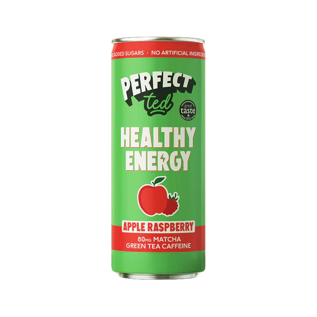 Perfect Ted Matcha Energy - Apple Raspberry Case 12 x 250ml
