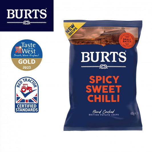 Burts - Spicy Sweet Chilli Hand-Cooked Chips 40g