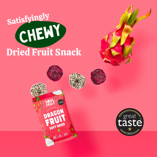 Soul Fruit - Soft Dried Dragon Fruit Case 10 x 30g
