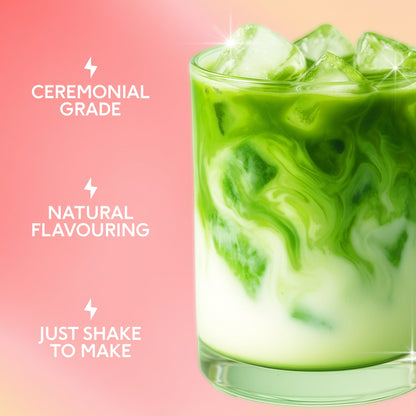 PerfectTed Strawberry Matcha latte drink
