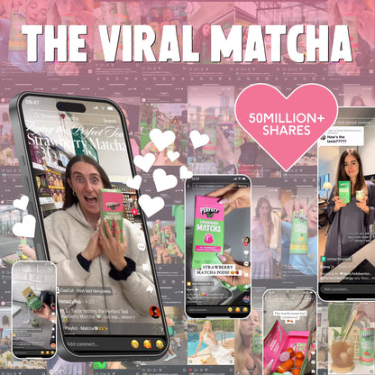 PerfectTed Strawberry Matcha Pods viral