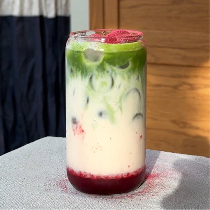PerfectTed Strawberry Matcha Powder jar