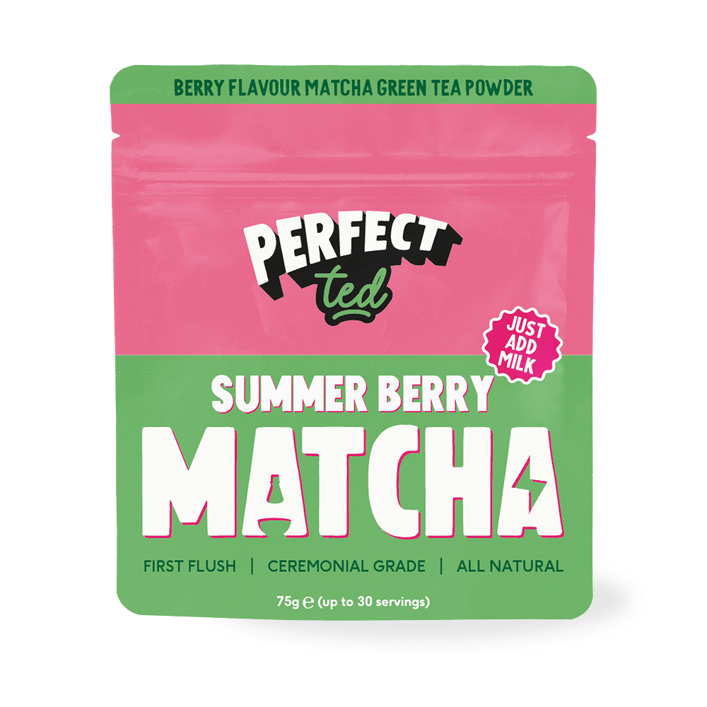 PerfectTed Summer Berry Matcha Powder pouch