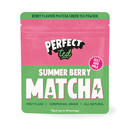 PerfectTed Summer Berry Matcha Powder pouch