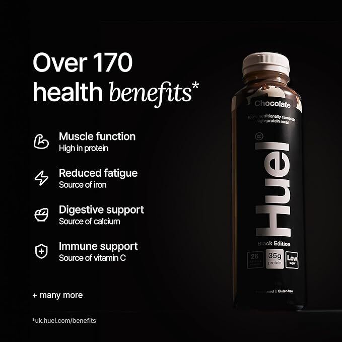 Huel - Black Edition RTD Meal Replacement Drink - Chocolate 500ml