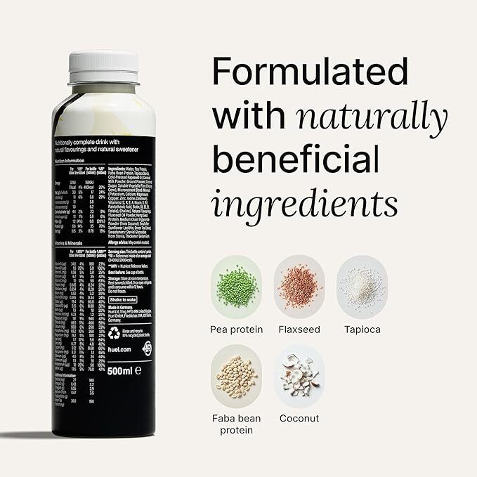 Huel - Black Edition RTD Meal Replacement Drink - Vanilla 500ml