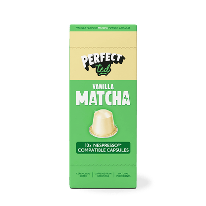 PerfectTed Vanilla Matcha Nespresso Compatible Pods box