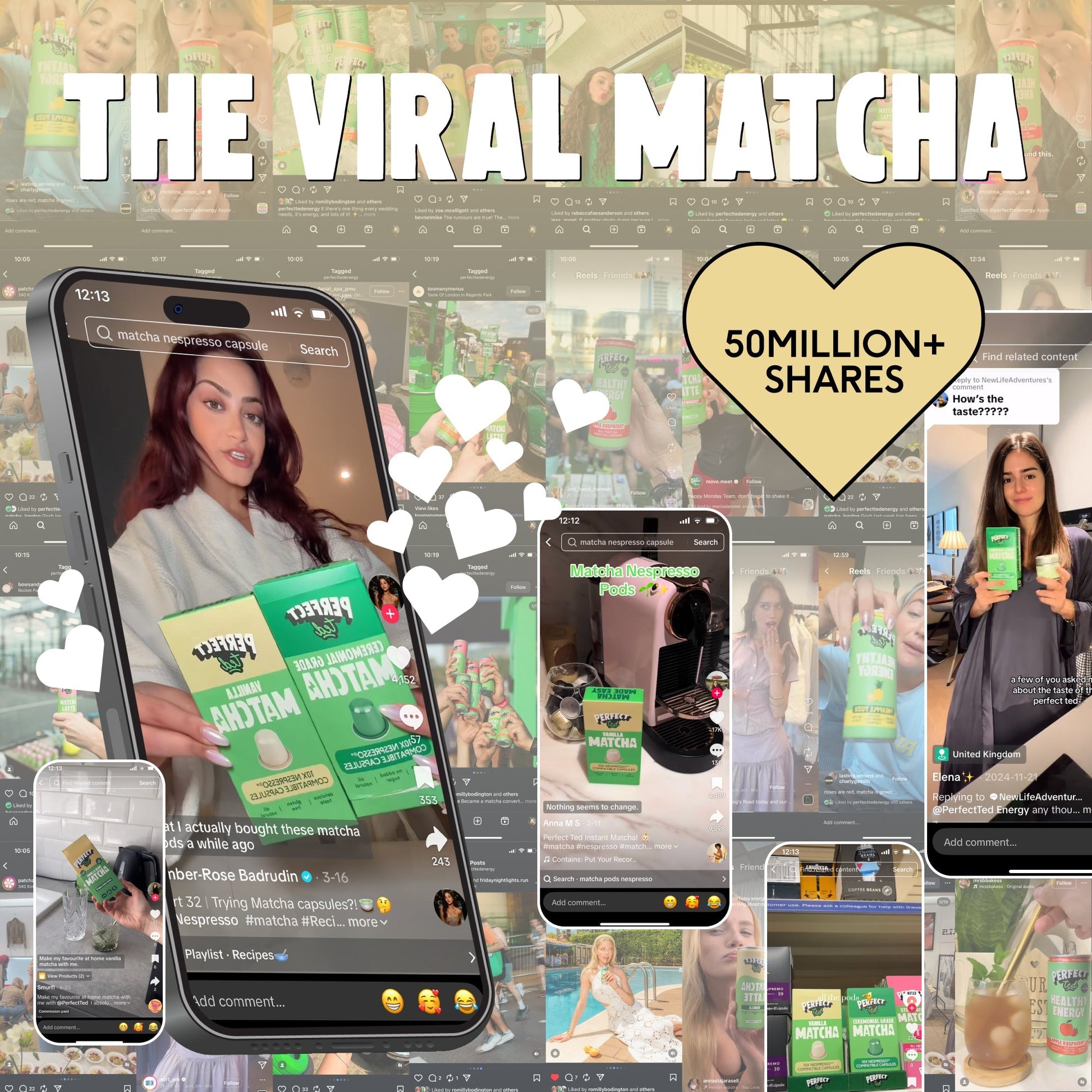 PerfectTed Vanilla Matcha Pods viral