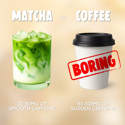 PerfectTed Vanilla Matcha Powder caffeine