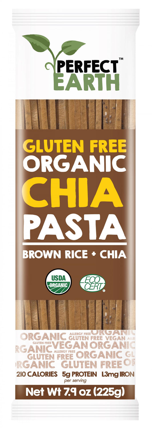 Perfect Earth - Organic Gluten Free Chia Brown Rice Pasta 225g