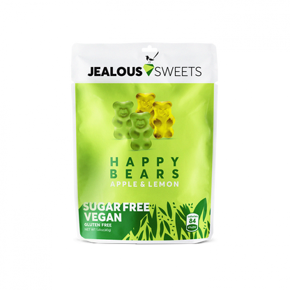 Jealous Sweets - Sugar Free Happy Bears (Apple + Lemon) 40g