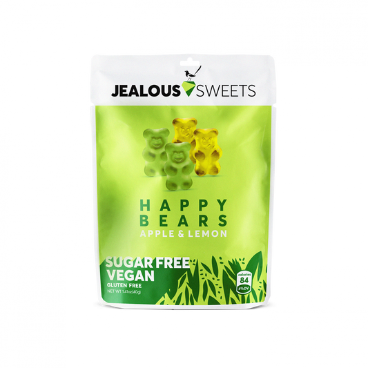 Jealous Sweets - Sugar Free Happy Bears (Apple + Lemon) 40g