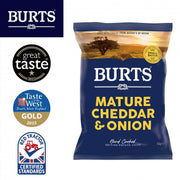 Burts - 成熟切達洋蔥手工薯片 150 克